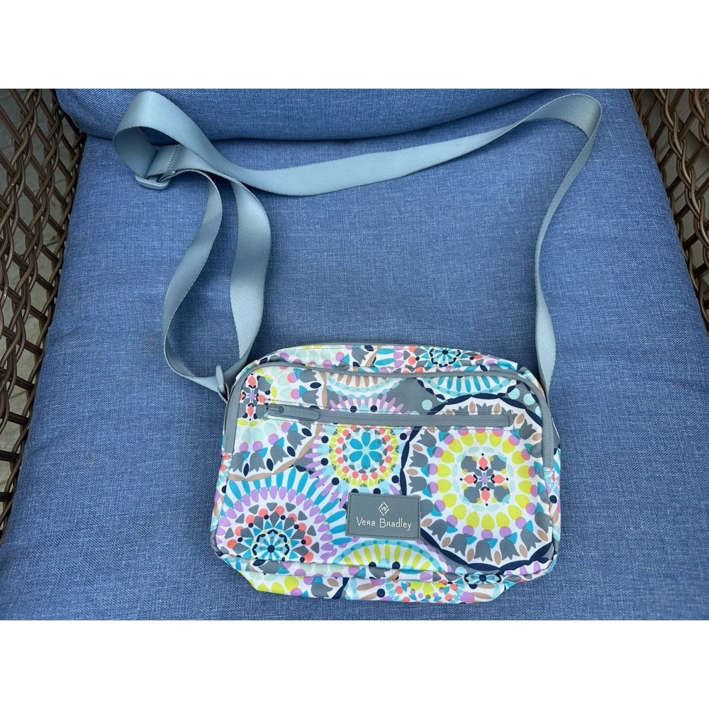 Vera Bradley Hipster Crossbody Bag Sunny Medallion BOHO Cottagecore Hippie